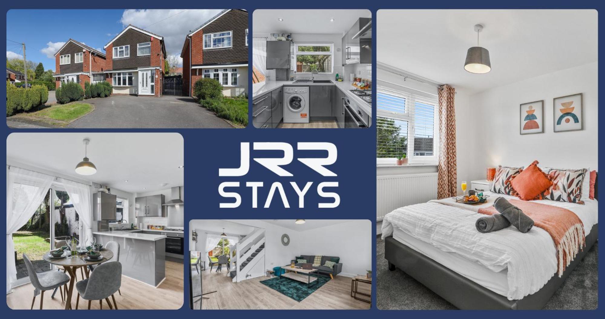 Wolverhampton - Amazing 3 Bedroom, Sleeps 6, Wi-Fi - Jrr Stays 외부 사진